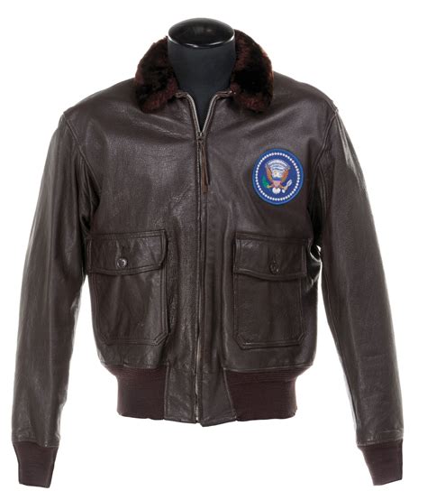 jfk leather bomber jacket